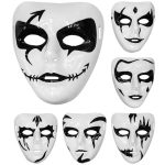 ΜΑΣΚΑ ΛΕΥΚΟ ΜΕ ΜΑΥΡΟ ΠΡΟΣΩΠΟ