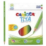 ΞΥΛΟΜΠΟΓΙΑ ΟΙΚΟΛΟΓΙΚΗ CARIOCA ΤΙΤΑ ΣΕΤ 24 ΧΡΩΜΑΤΑ