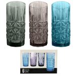 ΠΟΤΗΡΙΑ ΣΩΛΗΝΑ ΜΕ ΧΡΩΜΑ 6ΤΕΜ 15x7,5cm 420mL