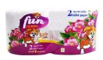 FUN ΧΑΡΤΙ ΥΓΕΙΑΣ ΑΡΩΜΑ (3Φ) (2ρολ. x 95gr)