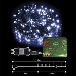 100 LED ΨΥΧΡΑ ΛΕΥΚΑ ΦΩΤΑΚΙΑ ΕΣΩΤ. & ΕΞΩΤ. ΧΩΡΟΥ ΜΕ ΠΡΟΓΡΑΜΜΑ L.V.