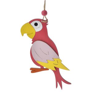 ΠΟΛΥΧΡΩΜΟΣ ΞΥΛΙΝΟΣ ΚΡΕΜΑΣΤΟΣ ΠΑΠΑΓΑΛΟΣ