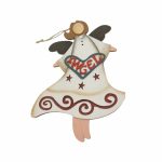 ΧΡΙΣΤΟΥΓΕΝΝΙΑΤΙΚΟ ΚΡΕΜΑΣΤΟ ΞΥΛΙΝΟ ΑΓΓΕΛΑΚΙ