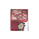 ΧΡΙΣΤΟΥΓΕΝΝΙΑΤΙΚΟ ΤΡΑΠΕΖΟΜΑΝΤΗΛΟ ΚΟΚΚΙΝΟ-ΛΕΥΚΟ