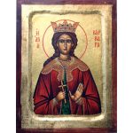 ΞΥΛΙΝΗ ΕΙΚΟΝΑ ΑΓΙΑ ΒΑΡΒΑΡΑ