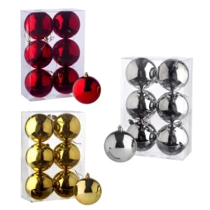 ΧΡΙΣΤΟΥΓΕΝΝΙΑΤΙΚΕΣ ΜΠΑΛΕΣ ΣΕΤ 6τεμ.