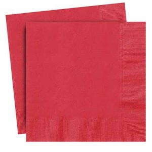 ΧΑΡΤΟΠΕΤΣΕΤΑ ΚΡΙΝΟΣ ΠΟΛΥΤΕΛΕΙΑΣ KOKKINΗ (24x24cm) (6x667τεμ.)