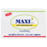 MAXI ΧΑΡΤΟΒΑΜΒΑΚΑΣ 2Φ ΛΕΥΚΟΣ 50τεμ.