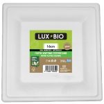 LUX BIO ΒΙΟΔΙΑΣΠΩΜΕΝΑ ΠΙΑΤΑ ΤΕΤΡΑΓΩΝΑ (16cm) 20τεμ.