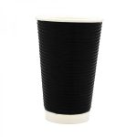 16oz ΠΟΤΗΡΙ ΧΑΡΤΙΝΟ RIPPLE 25τεμ. (90mm)