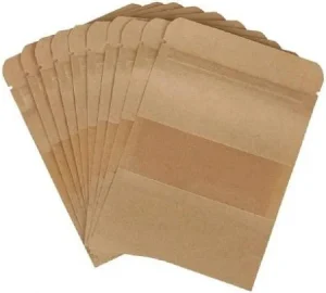 ΣΑΚΟΥΛΑΚΙ DOY PACK KRAFT ΜΕ ΠΑΡΑΘΥΡΟ 10τεμ.