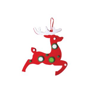 ΥΦΑΣΜΑΤΙΝΟ ΧΡΙΣΤΟΥΓΕΝΝΙΑΤΙΚΟ ΣΤΟΛΙΔΙ ΕΛΑΦΙ