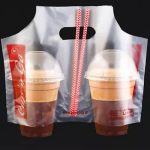 ΣΑΚΟΥΛΑ ΜΕΤΑΦΟΡΑΣ ΚΑΦΕ 2 ΘΕΣΕΩΝ "CUP N GO" 100τεμ. (ANOIKTΟ ΚΑΤΩ ΜΕΡΟΣ)
