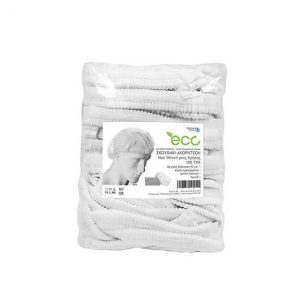 ΣΚΟΥΦΟΣ ΠΡΟΣΤΑΣΙΑΣ ΜΙΑΣ ΧΡΗΣΕΩΣ ΑΣΠΡΟ (52cm) 100τεμ.