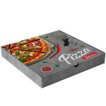 PIZZA COLOUR (26x26x4cm) 100τεμ. (MICROWELLE)