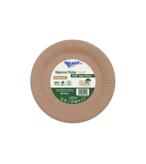 ΠΙΑΤΟ ΧΑΡΤΙΝΟ ΜΕΣΑΙΟ ΚΡΑΦΤ 10τεμ.