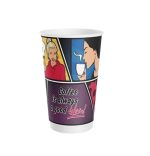 ΠΟΤΗΡΙΑ 16oz COMIC GIRL ΔΙΠΛΟΤΟΙΧΑ 20τεμ.